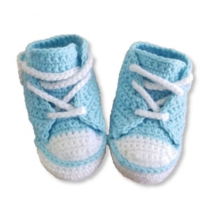 Baby Sneakers, Crochet Sneakers Baby, Baby Boy Sneakers, Crochet Baby Booties, Gender Reveal Shoes