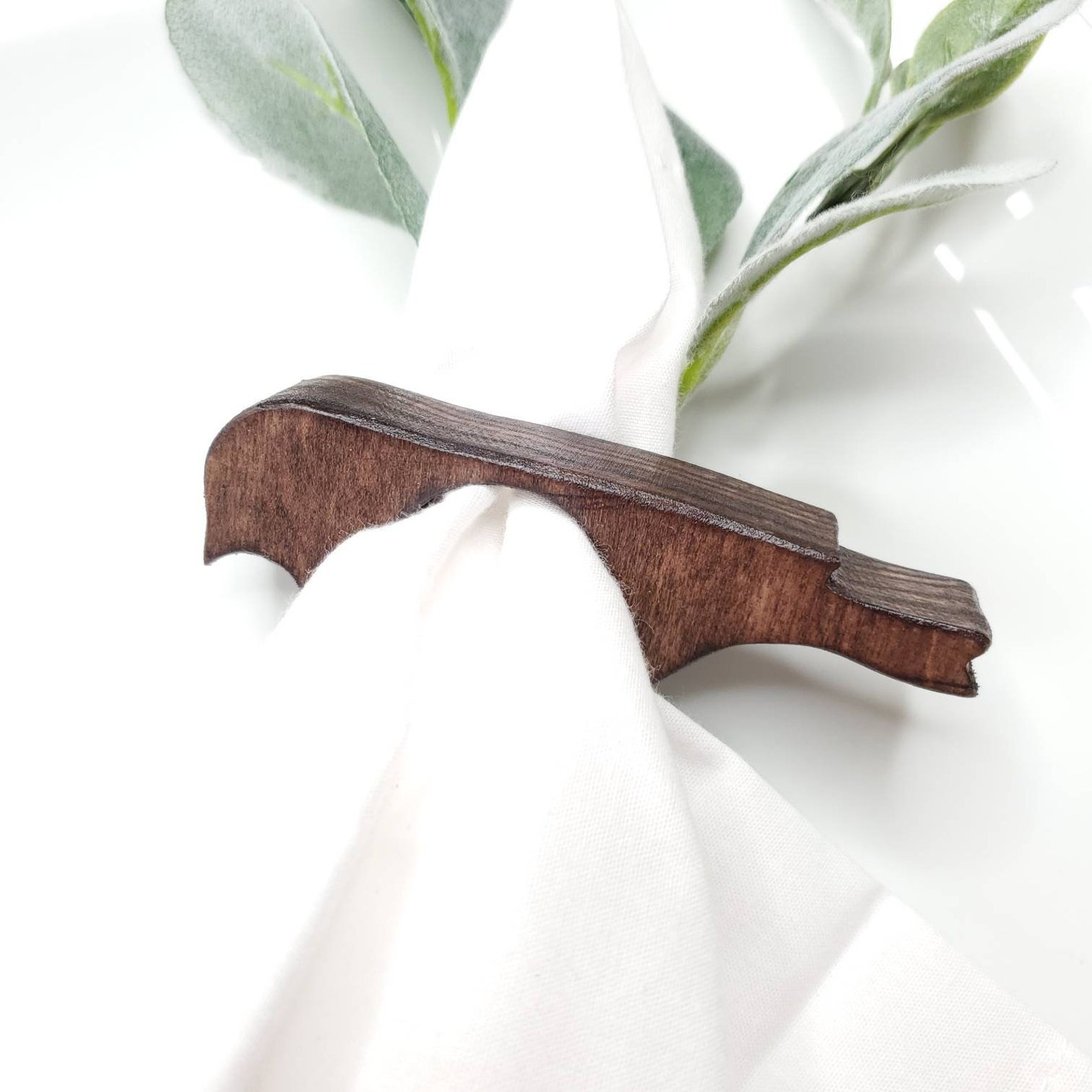 Wooden Bird Napkin Rings Set of Four Napkin Rings Dining Etsy