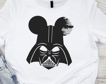 Camiseta de Hombre Star Wars Dark Vader Yoda Death Star Mandaloriano 348 