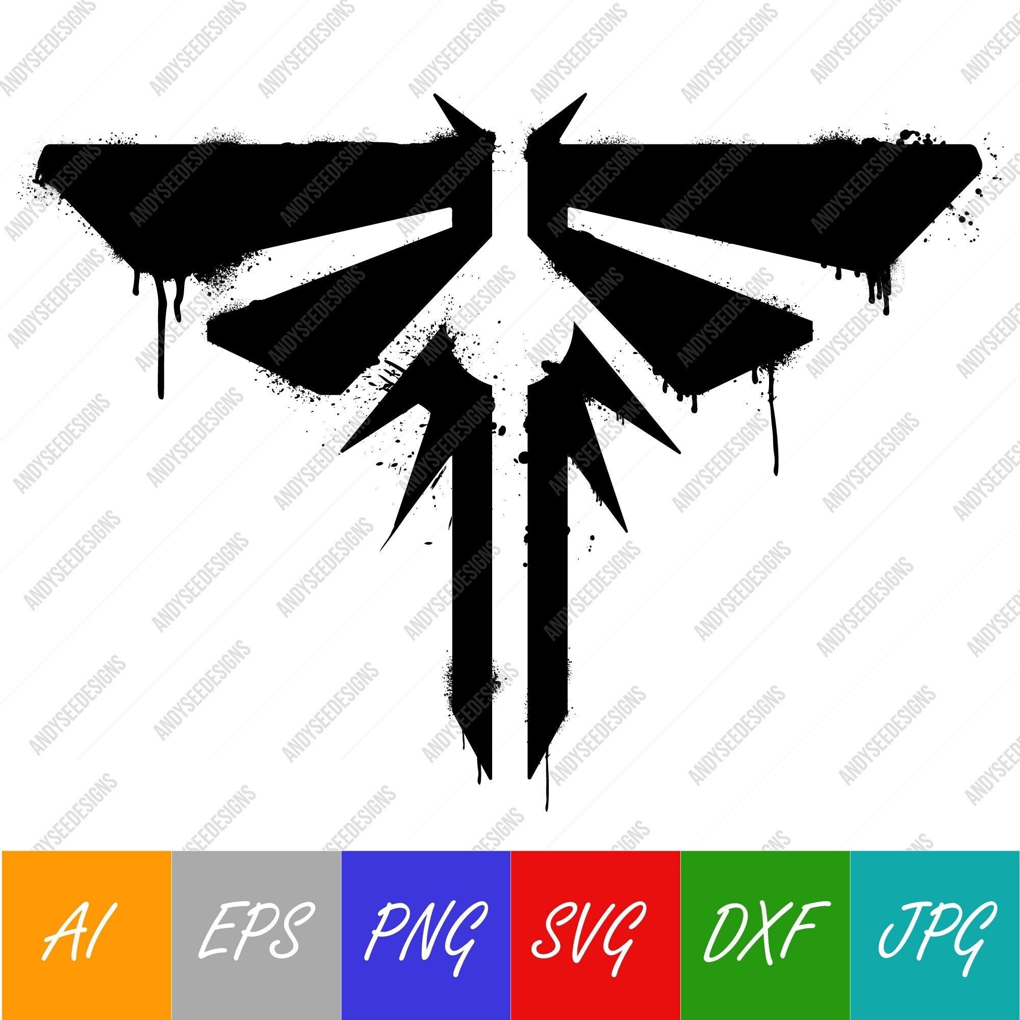 The Last Of Us PNG / Ellie Tattoo / TLOU / Firefly / Digital Download