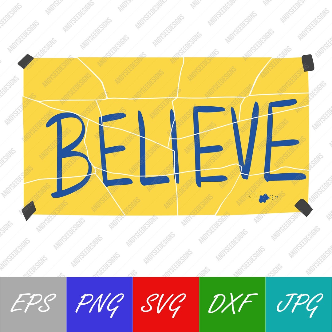 Believe Ripped SVG, Believe Ripped Sign, Believe Ripped Poster, Believe ...