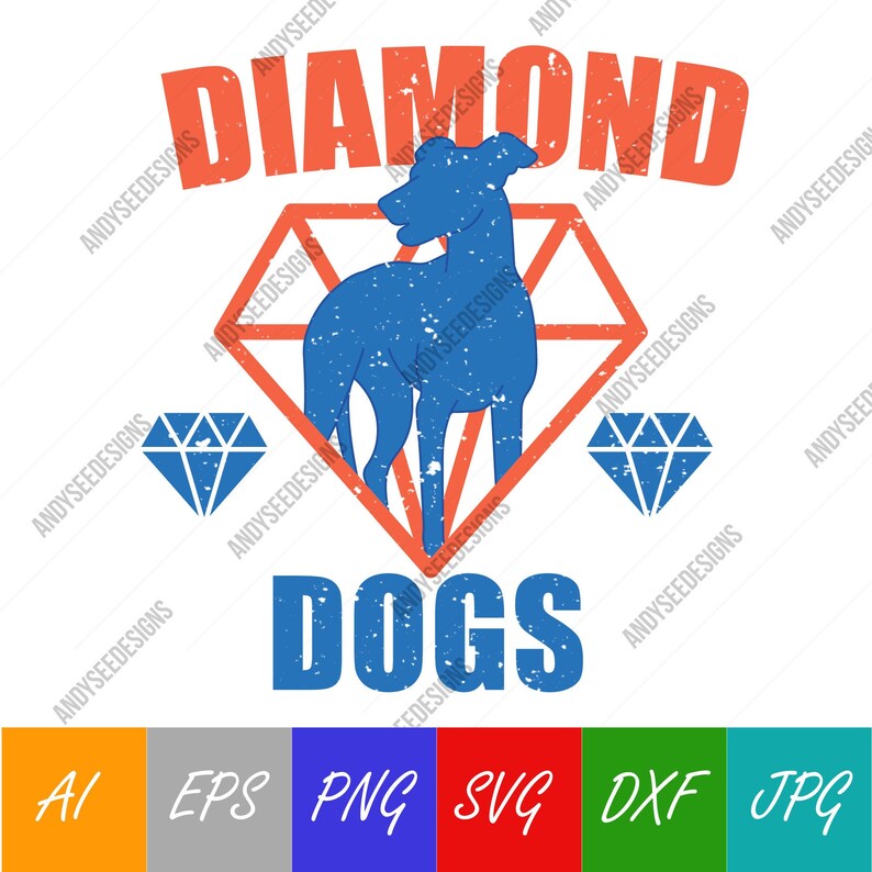 Diamond Dogs AFC Richmond Ted Lasso Vector Digital Download Etsy