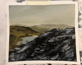 Original painting Snowdonia