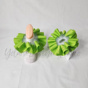 Lime Green Tutu Anklets