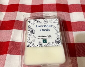 Lavender oasis wax melt