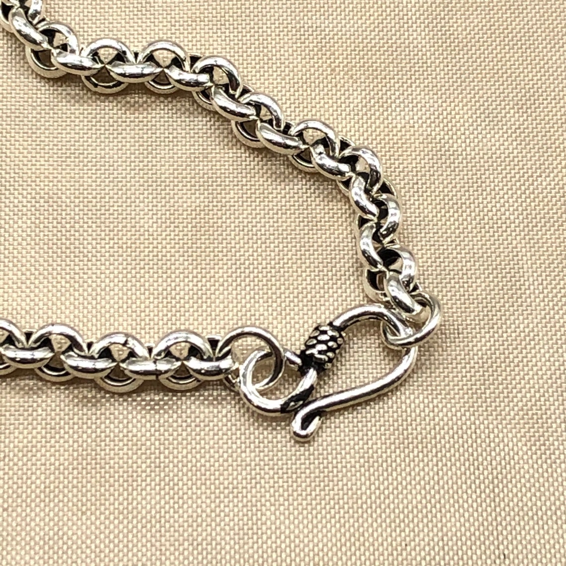 Sterling Silver Belcher Chain 3mm 4mm 5mm 50cm Etsy