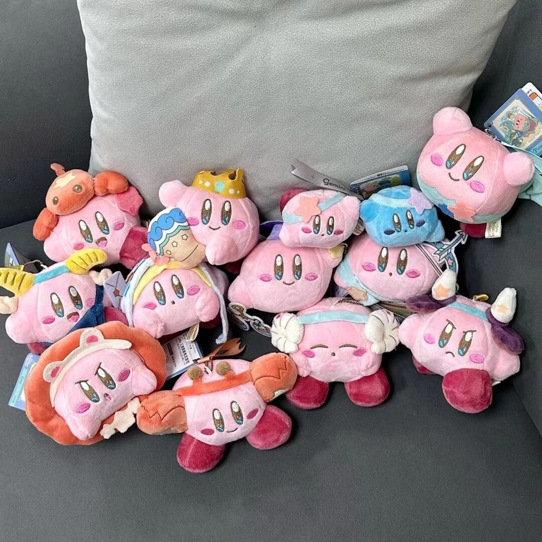 Kawaii Kirby Plush Keychain ,12 Designs,zodiac Sign Bundle Etsy