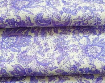 Pure Sari Silk Lot Vintage Sari Fabric Material Remnant FABRIC by the YARD pretty FLOWEr FLORAL Print!! Bag DS20, FF6