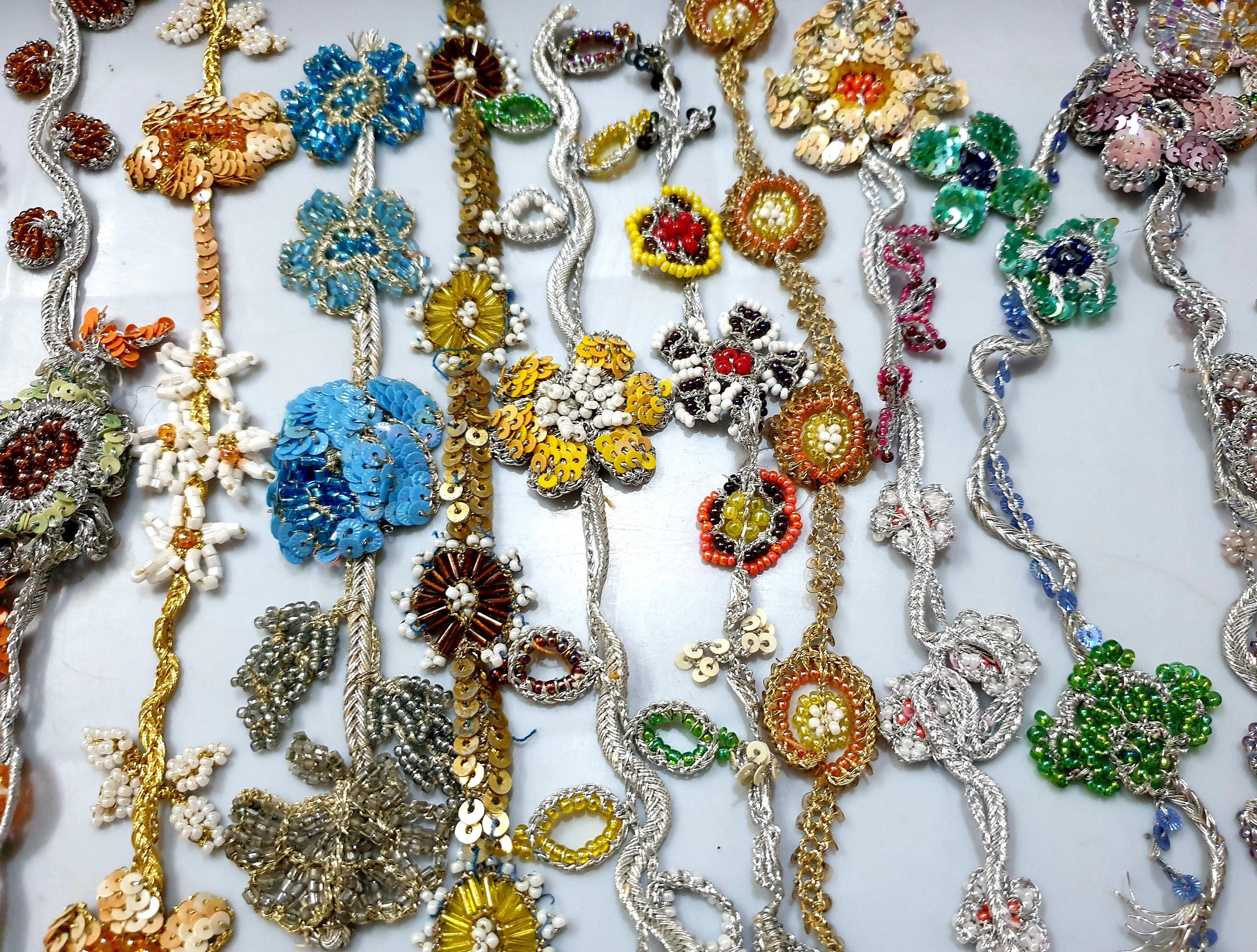 VERY RARE LOT Antique Vintage Sari APPLIQUE APPLIQUES 25 Pcs DOLL ZARDOSI ZARI VERY RARE LOT Antique Vintage Sari APPLIQUE APPLIQUES 25 Pcs DOLL ZARDOSI ZARI