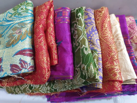 quilting with silk material