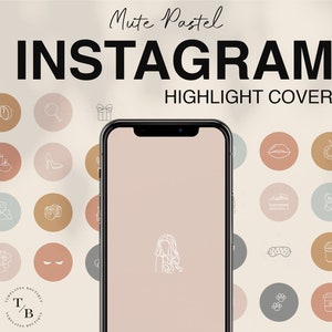 Cute Pastel Instagram Story Highlights Cover Icons | Playful Modern Cover Icons for Stories | Social Media Branding for Bloggers
