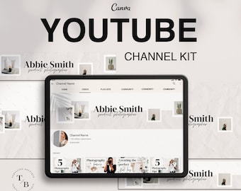 Youtube Branding Kit | Canva Youtube Channel Templates | Thumbnails, Banners, Channel Art, Outro, Endscreen