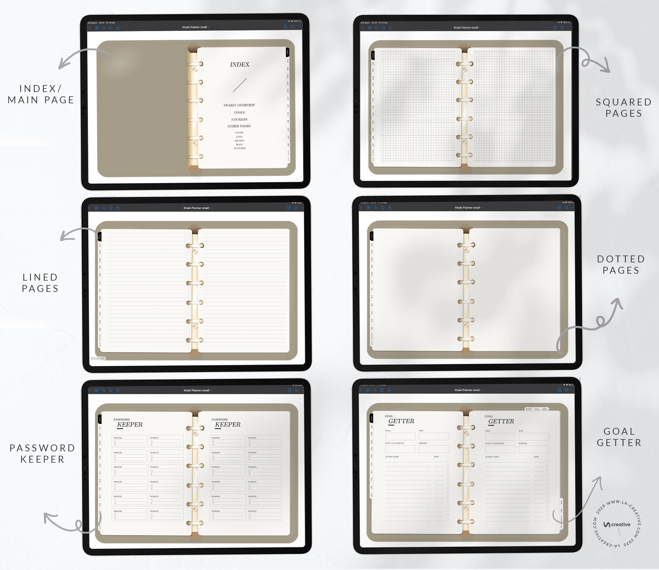 DIGITAL PLANNER Ipad Planner Goodnotes Planner Notability Etsy