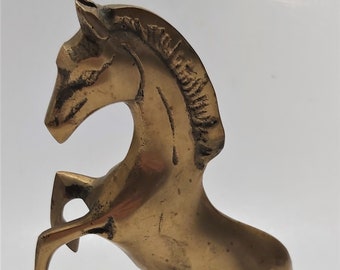 Brass Horse 7" Tall