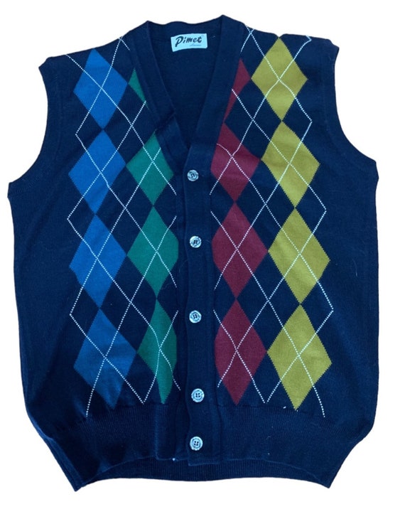 Sueter de rombos para hombre hotsell