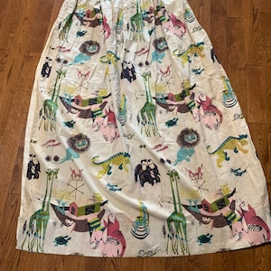 Vintage Child Baby Nursery Heavy Drapes