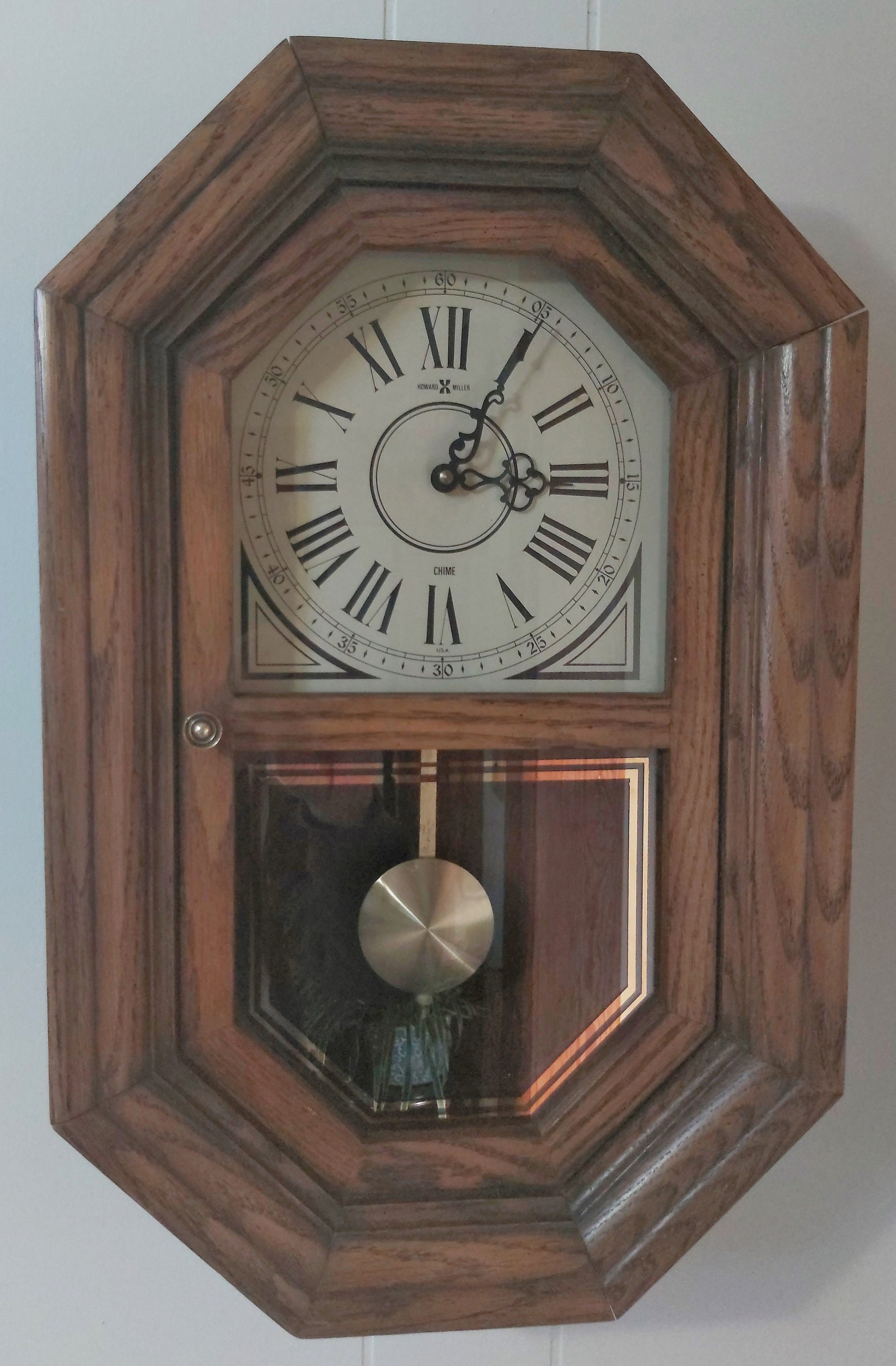 【国内正規品】 BICストアHoward Miller Fenton Wall Clock 620156 Golden Oak