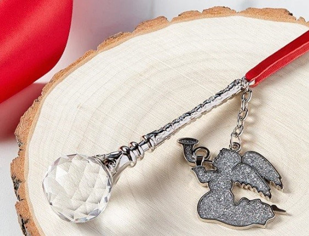 Angel Wish Full Lead Crystal Ornament by Bowring Make A Wish Etsy