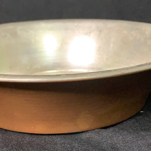 Vintage Copper au Gratin Single Handle Pan 10"