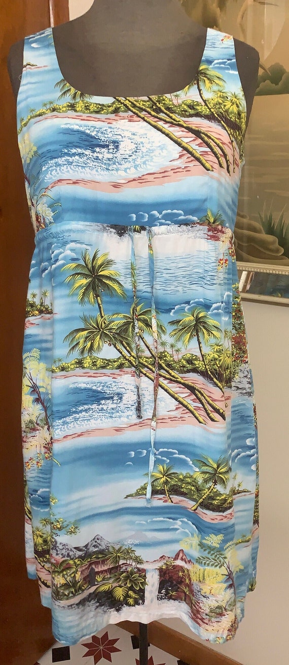 Small Puanani Hawaiian Dress Sleeveless