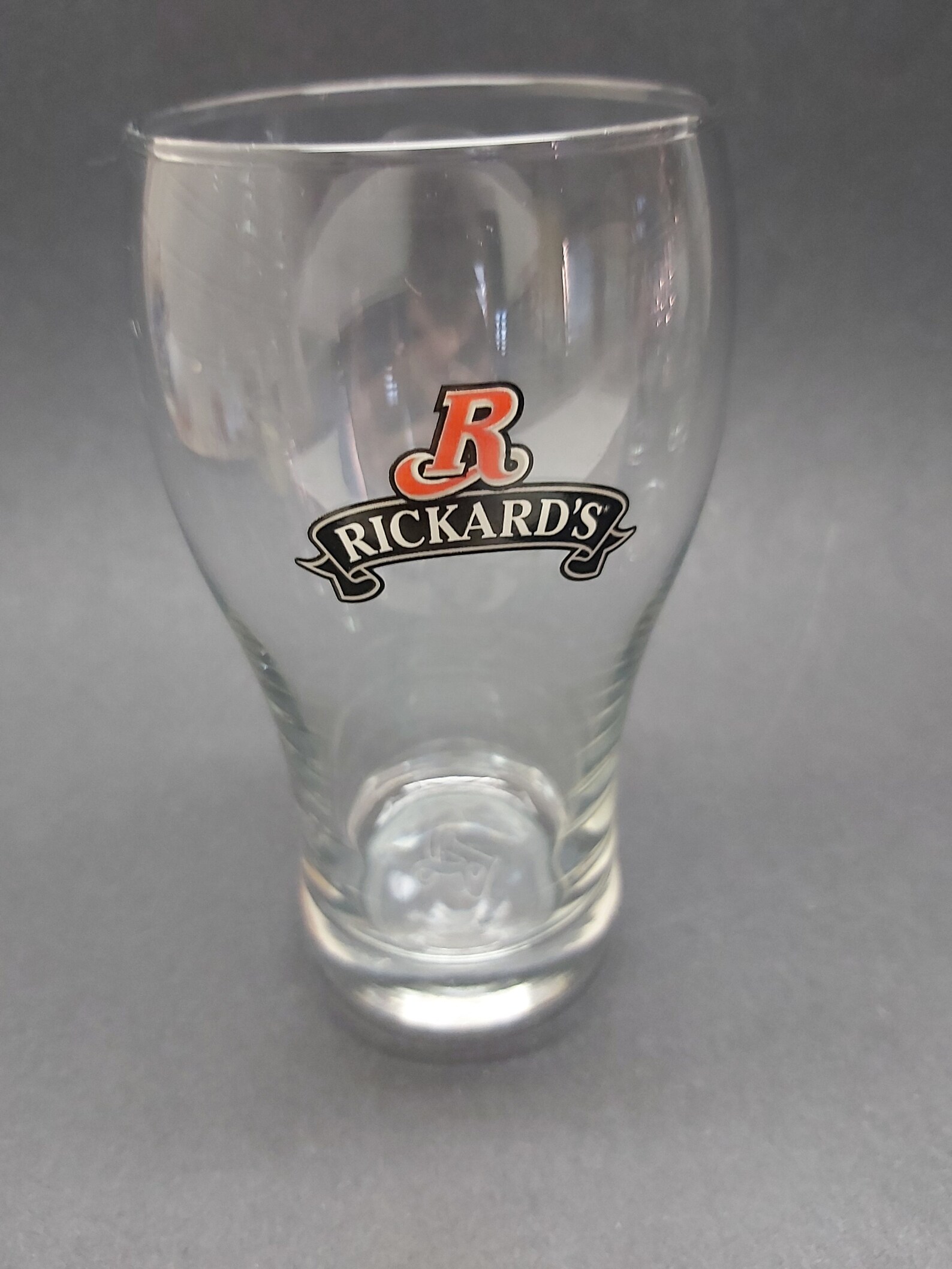 4 Vintage Rickard's Red Pint Beer Glasses with Logo | Etsy