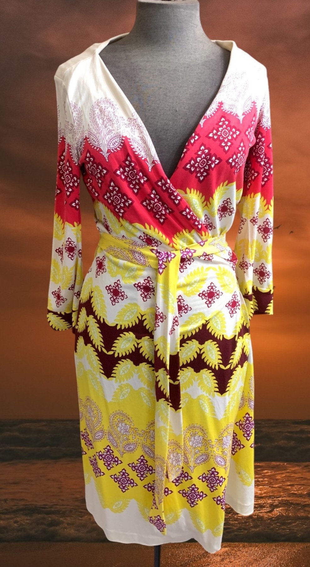 Diane von furstenberg new julian two wrap dress online