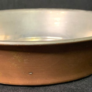 Vintage Copper au Gratin Single Handle Pan 8"