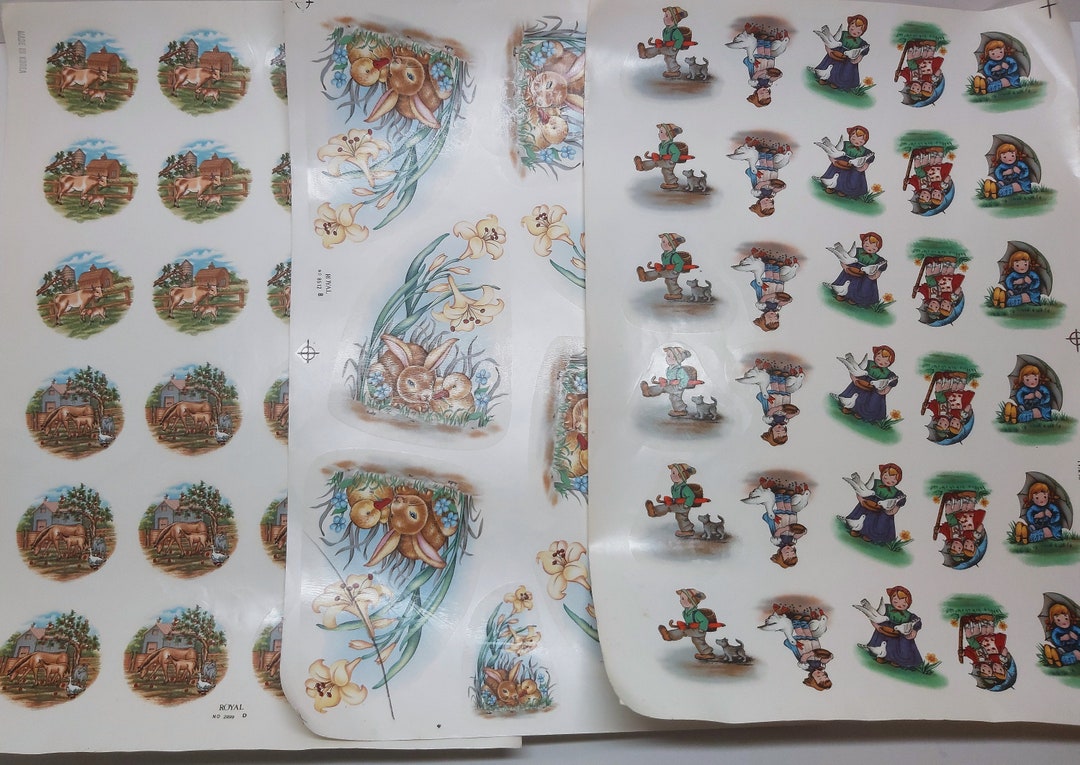 Vintage Ceramic Pottery Decal's Stickers Etsy