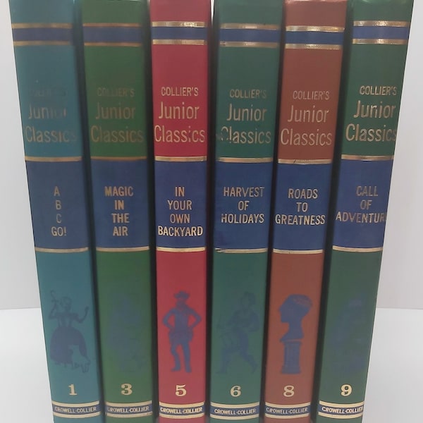 Various Collier's Junior Classics 1962 - The Young Folks Shelf Of Books - Your Choice