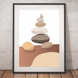 Boho Abstract Print - Unframed, Minimalist Wall Art, Wall Art Print, Boho Print