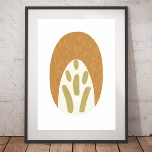 Boho Abstract Print - Unframed, Minimalist Wall Art, Wall Art Print, Boho Print
