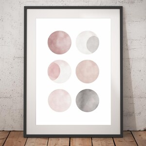 Boho Abstract Print - Unframed, Minimalist Wall Art, Wall Art Print, Boho Print