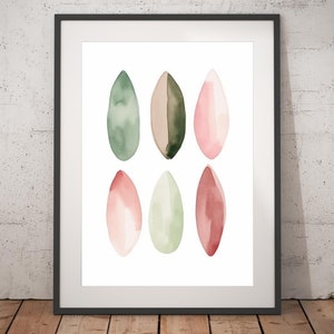 Boho Abstract Print - Unframed, Minimalist Wall Art, Wall Art Print, Boho Print
