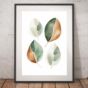 Boho Abstract Print - Unframed, Minimalist Wall Art, Wall Art Print, Boho Print