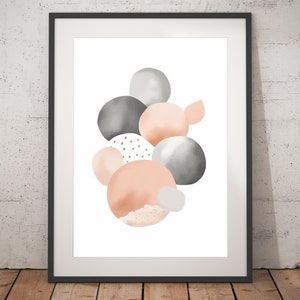 Boho Abstract Print - Unframed, Minimalist Wall Art, Wall Art Print, Boho Print