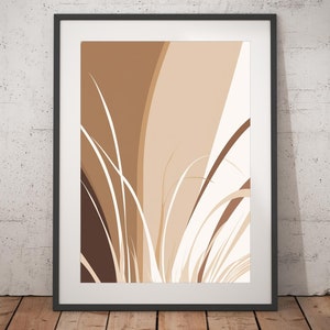 Boho Abstract Print - Unframed, Minimalist Wall Art, Wall Art Print, Boho Print
