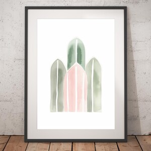 Boho Abstract Print - Unframed, Minimalist Wall Art, Wall Art Print, Boho Print