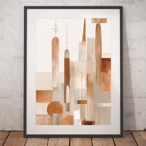 Boho Abstract Print - Unframed, Minimalist Wall Art, Wall Art Print, Boho Print