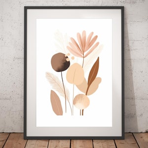 Boho Abstract Print - Unframed, Minimalist Wall Art, Wall Art Print, Boho Print