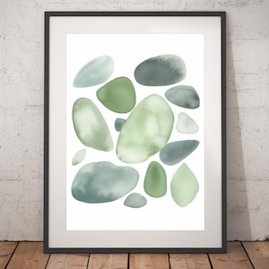 Boho Abstract Print - Unframed, Minimalist Wall Art, Wall Art Print, Boho Print