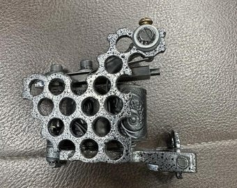 professional handmade tattoo machine black frost color packer