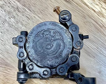 professional handmade tattoo machine dragon coin bike chain liner
