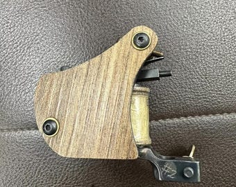 professional handmade tattoo machine Jensen style laminated wood side