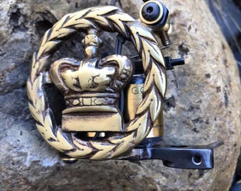 professional handmade tattoo machine crown shader
