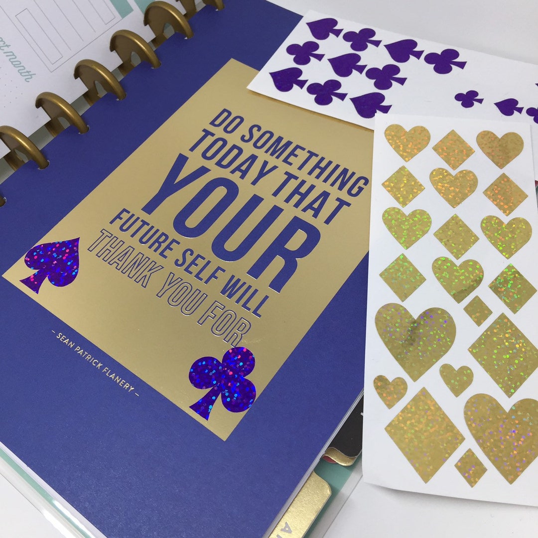 Vinyl Stickers Playing Cards Suits. - Etsy