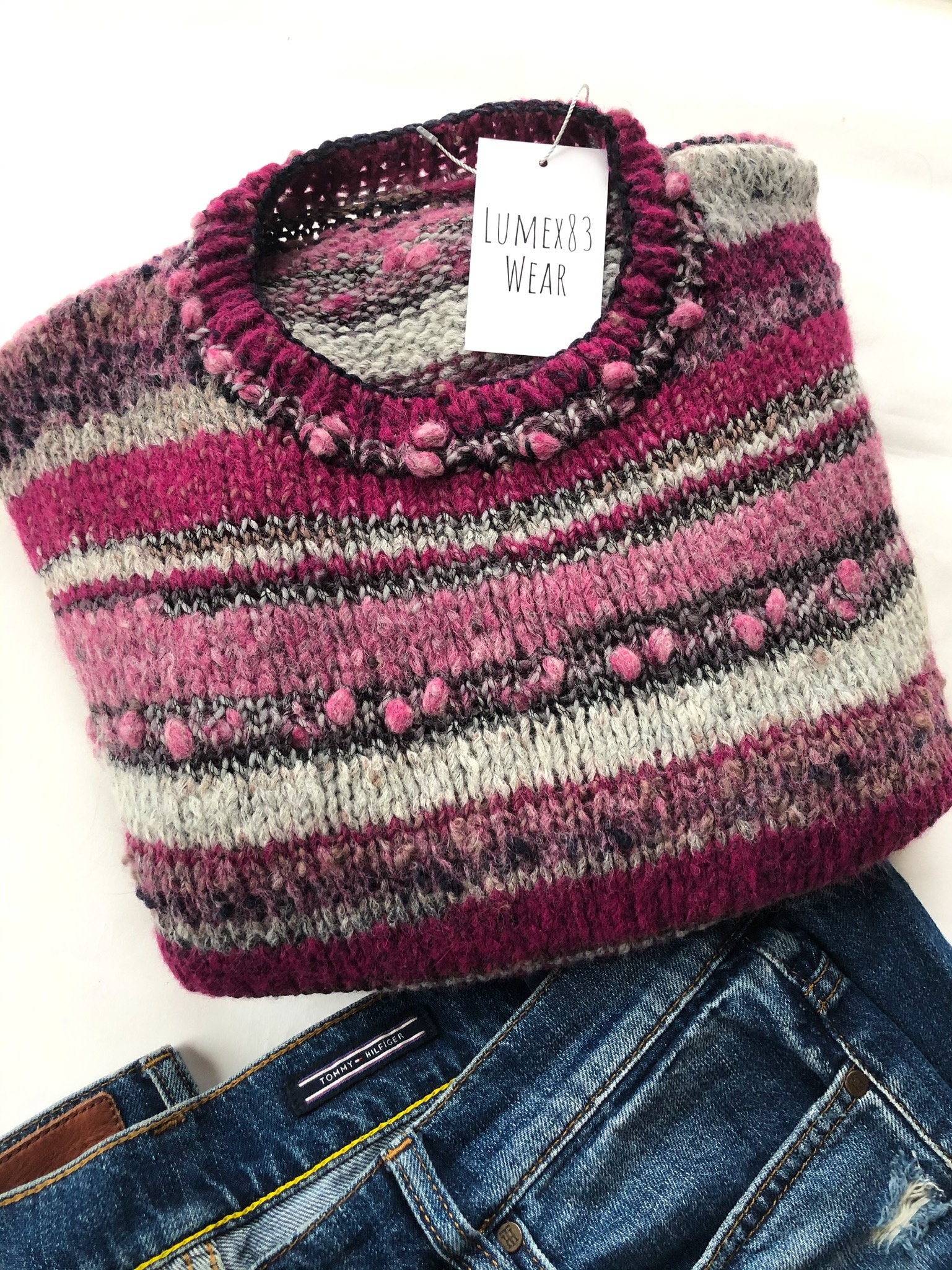 Sweater handmade sweater oversize woman Etsy