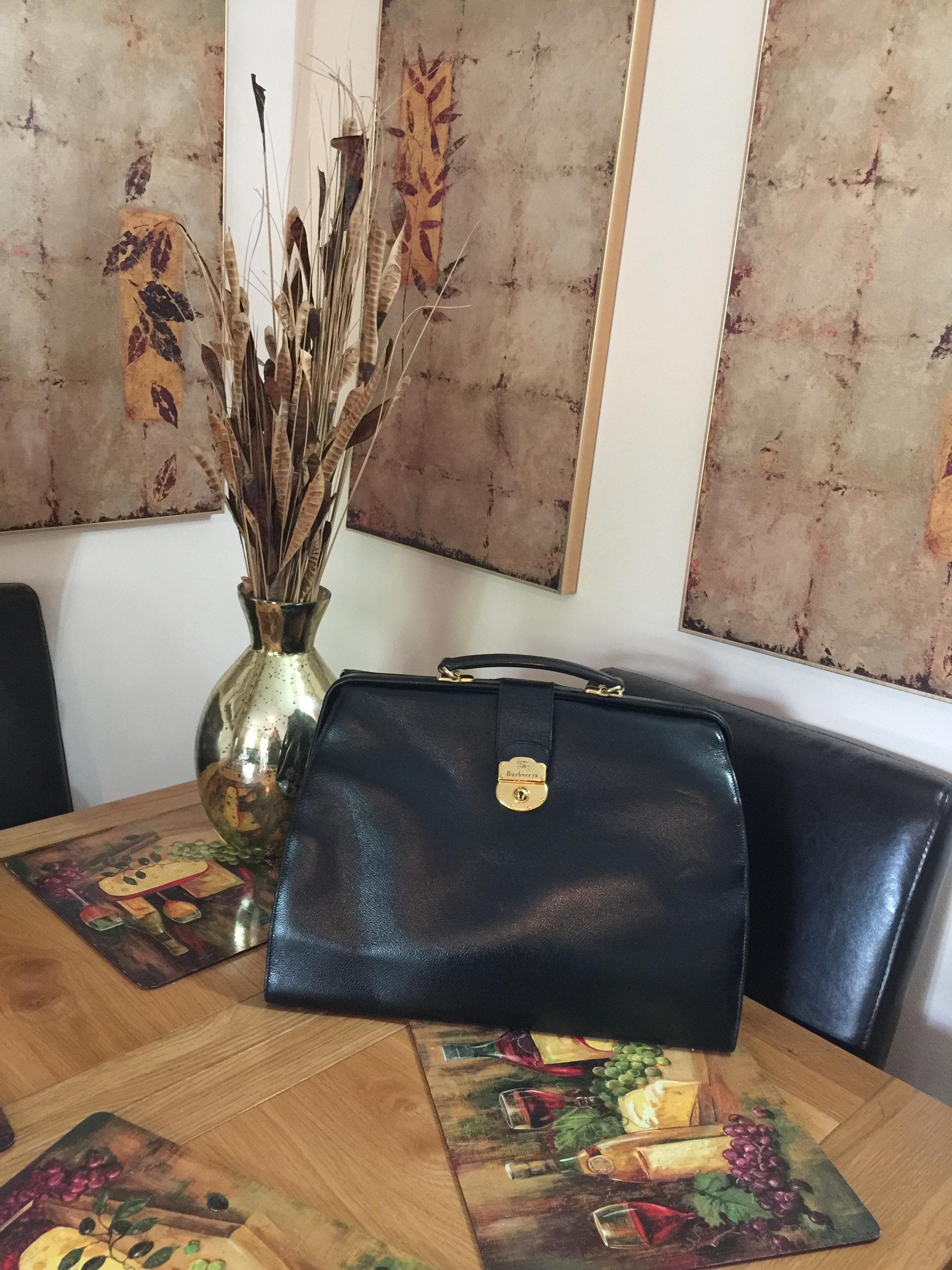 Burberry Briefcase - Etsy