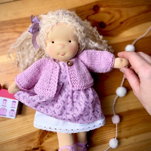 Waldorf doll 12” 30cm Custom made Waldorf inspired Organic toys Soft doll