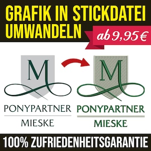 Convert graphic to embroidery file - logo, template, children&#39;s drawing and much more