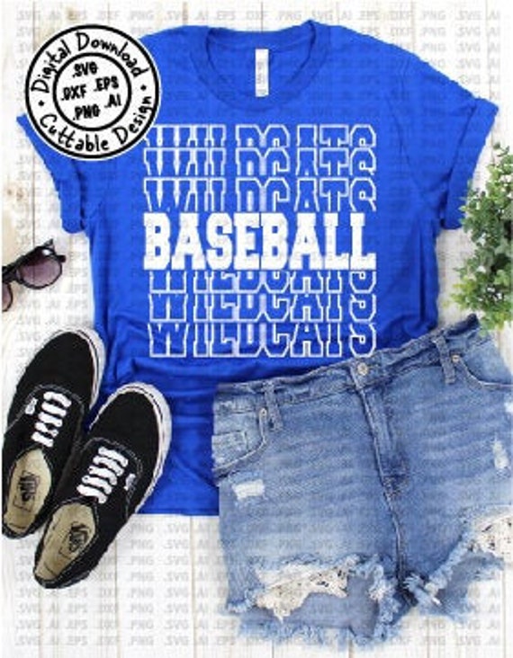 Download Wildcats Baseball SVG Cut File Wildcats Team svg Vector ...